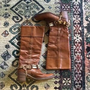 Vintage Frye Knee High Leather Boots